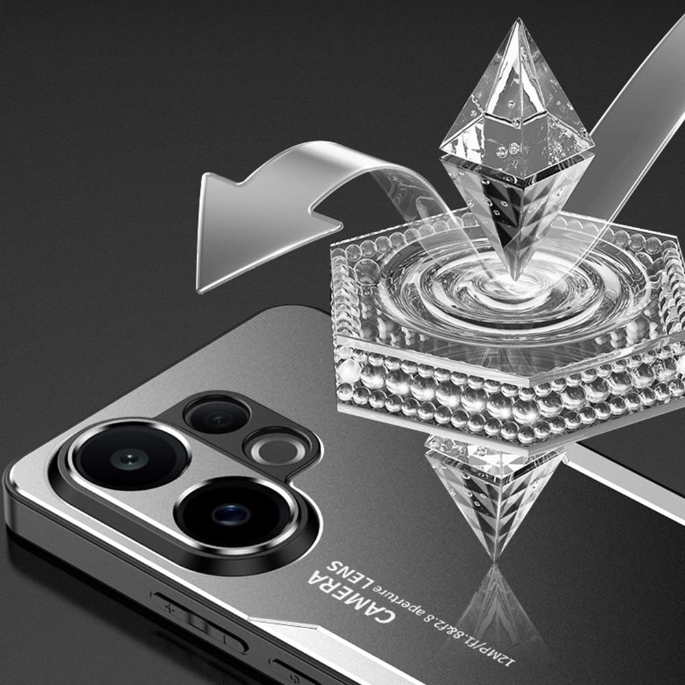 For Vivo S30 5G Phone Case Aluminium Alloy TPU PC Back Cover