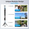 SIRUI Camera Carbon Fiber Monopod with Portable and Lightweight Maximum Load 26 4 Modular Quick Release Plate P-424FL Monopod, 75-inch Legs, Monopod,