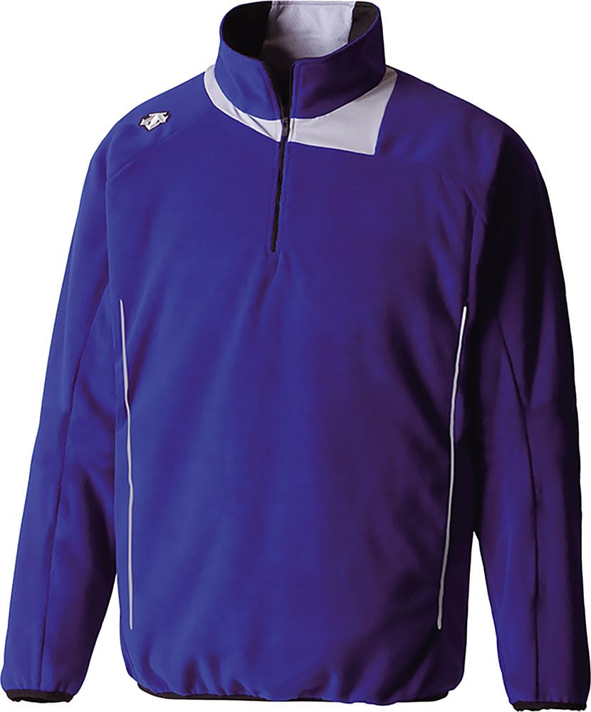 DESCENTE Флисовая куртка-поло для бейсбола Junior DBX-2460JC Мальчики, Королевский синий