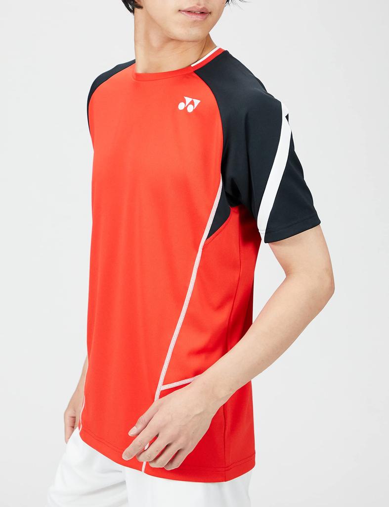 Yonex Short Sleeve Game Flame Red S Shirt, (596)