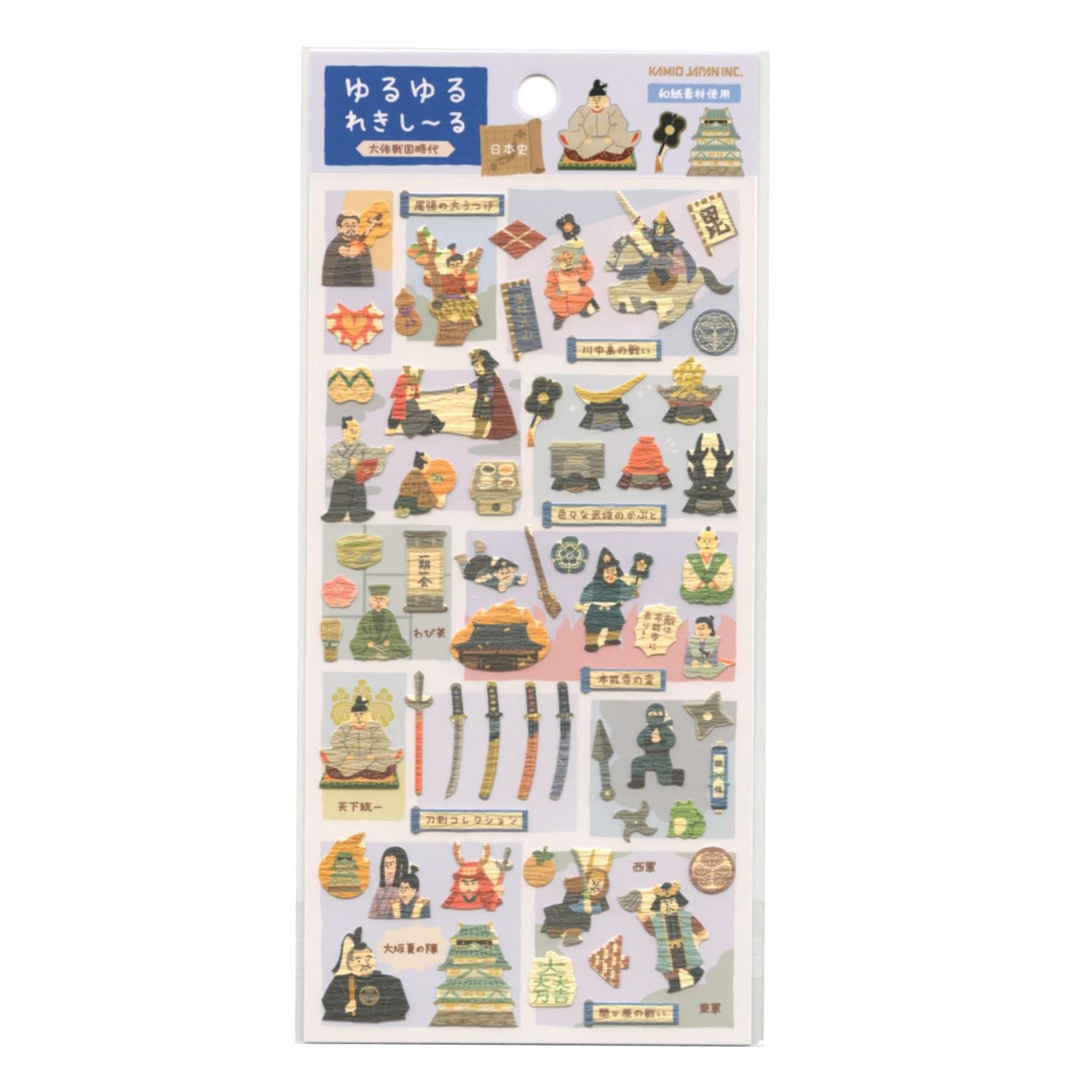 

Kamiojapan PM Yuru Yuru Rekishiru Sengoku Cute Sticker 208945 [Approximately Period]