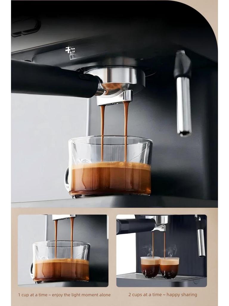 Italian Smart Touch Screen Semi-Automatic Coffee Machine with High-Pressure Extraction
