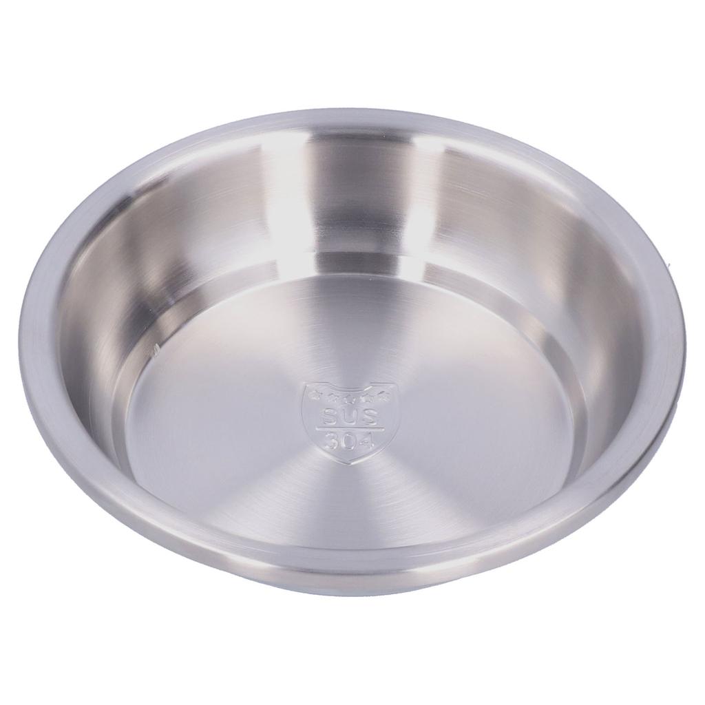 Stainless Steel Plate 304 Food Grade Material Stainless Steel Rounded Deepen Dish for Eating