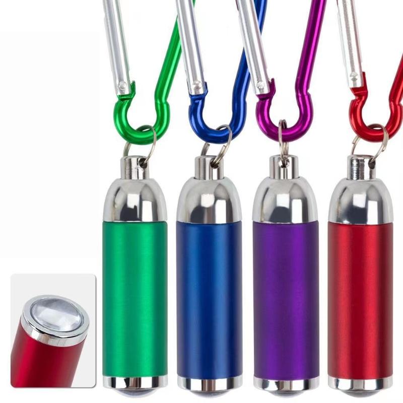 1Pcs Multi-Function Keychain Lamp Led Mini Flashlight Telescopic Strong Light Waterproof Camping Torch For Outdoor Hiking