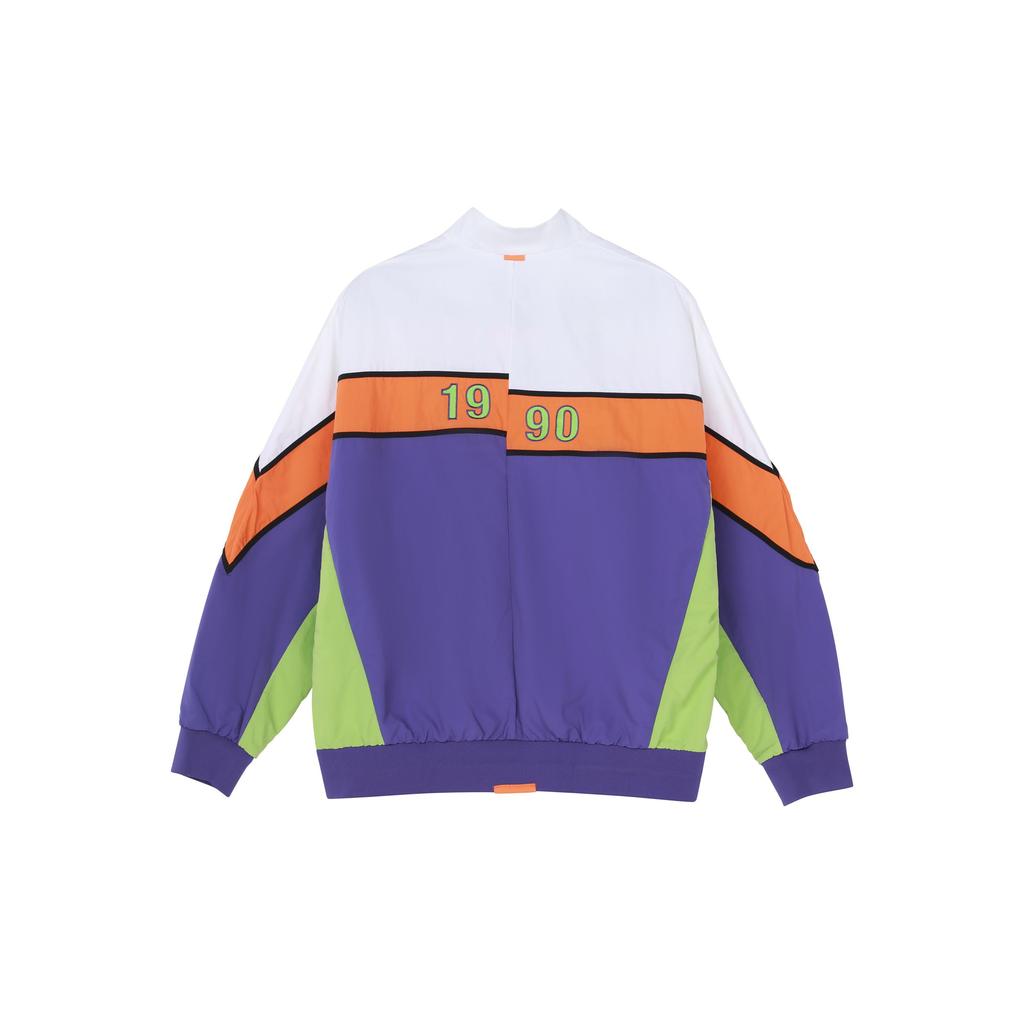 Li Ning Paris Fashion Week Runway Jacket Multi-Color Patchwork Men Jacket AJDN193-1