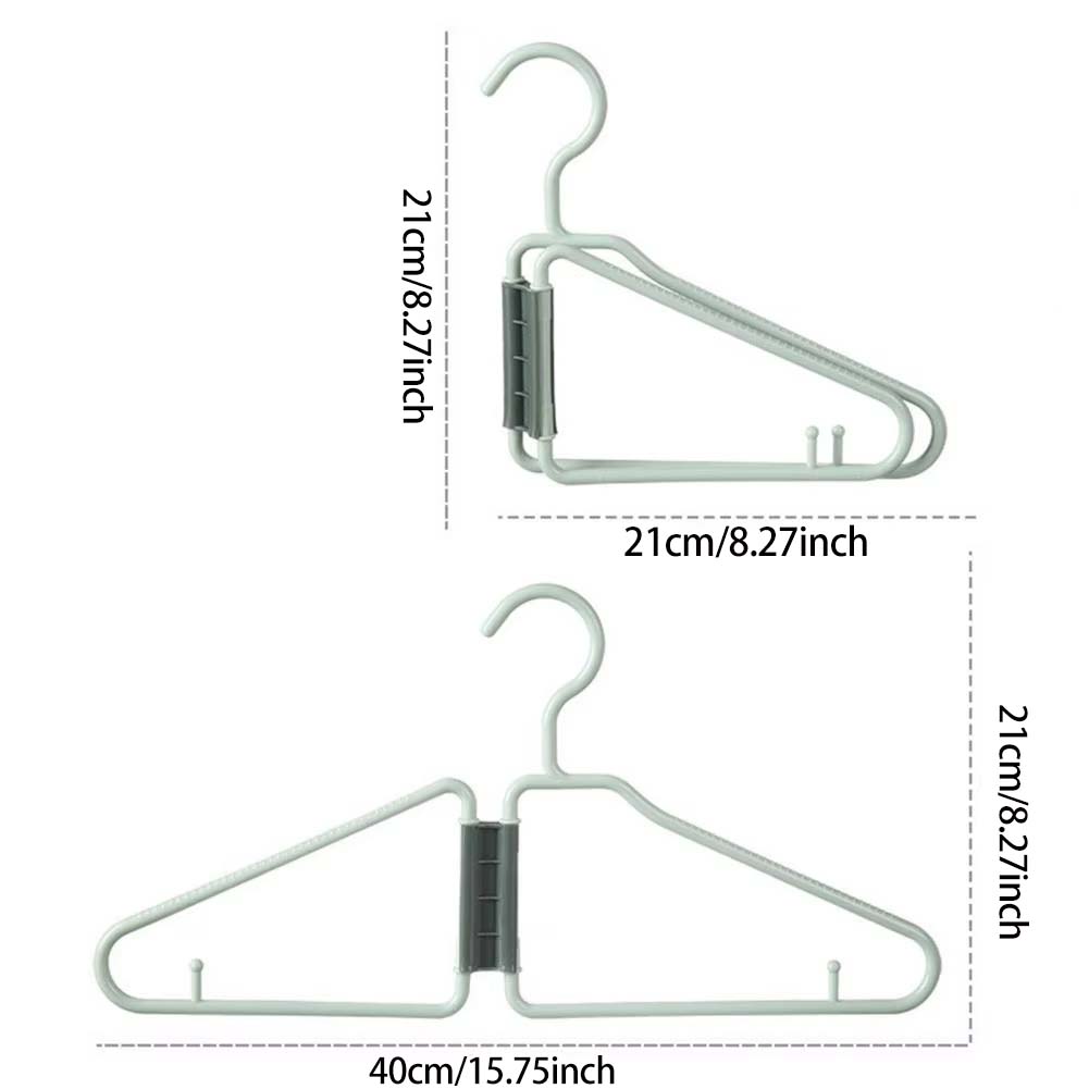 Multifunctional Cloth Hanger Foldable Portable Travel Saving Space Ultra-Light Clothes Hangers For Home Business Trip Vacation Daily Use