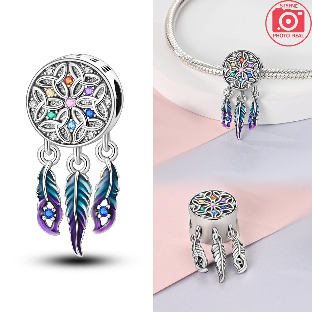 Original Copper Dragon Firefly Butterfly Puppy Heart Plane Travel Charms Beads Fit Bracelet Zircon For Women Gift