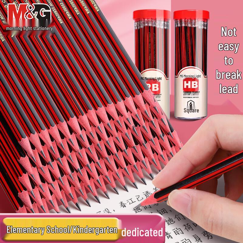 M&G AWP308D5 HB Hexagonal Wooden Pencil Set with Accessories