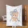 New Cute Cartoon Mikko Flannel Blanket All-season Children's Printed Blanket Soft Nap Blanket