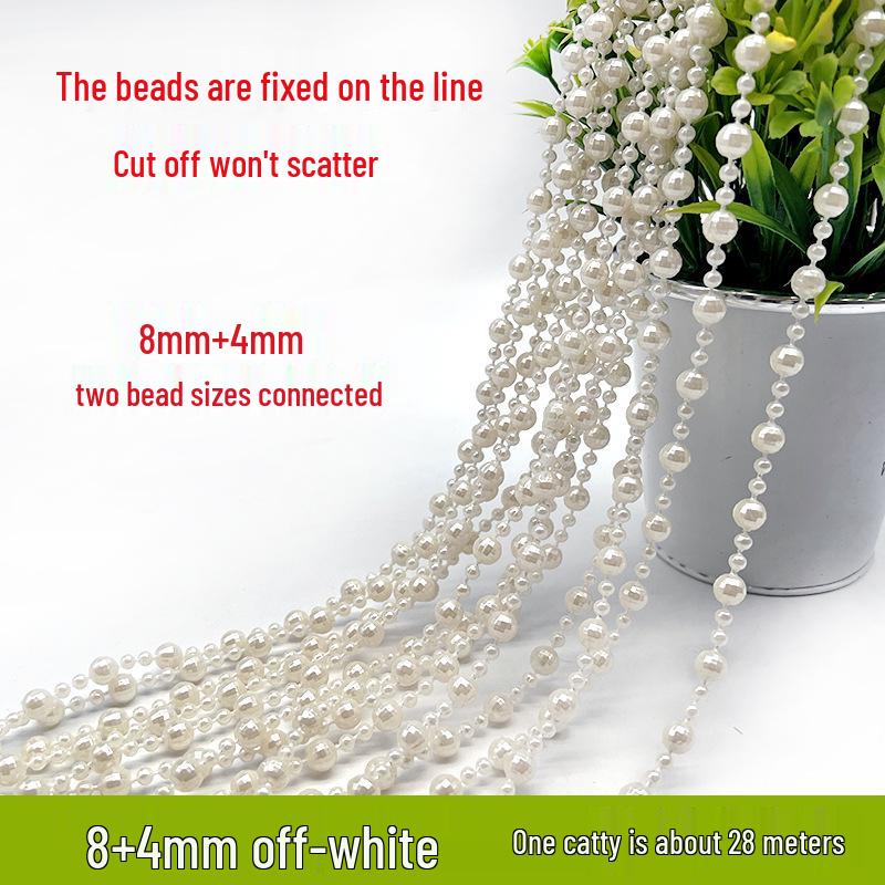 Pearl Bead String Curtain for Wedding Decoration