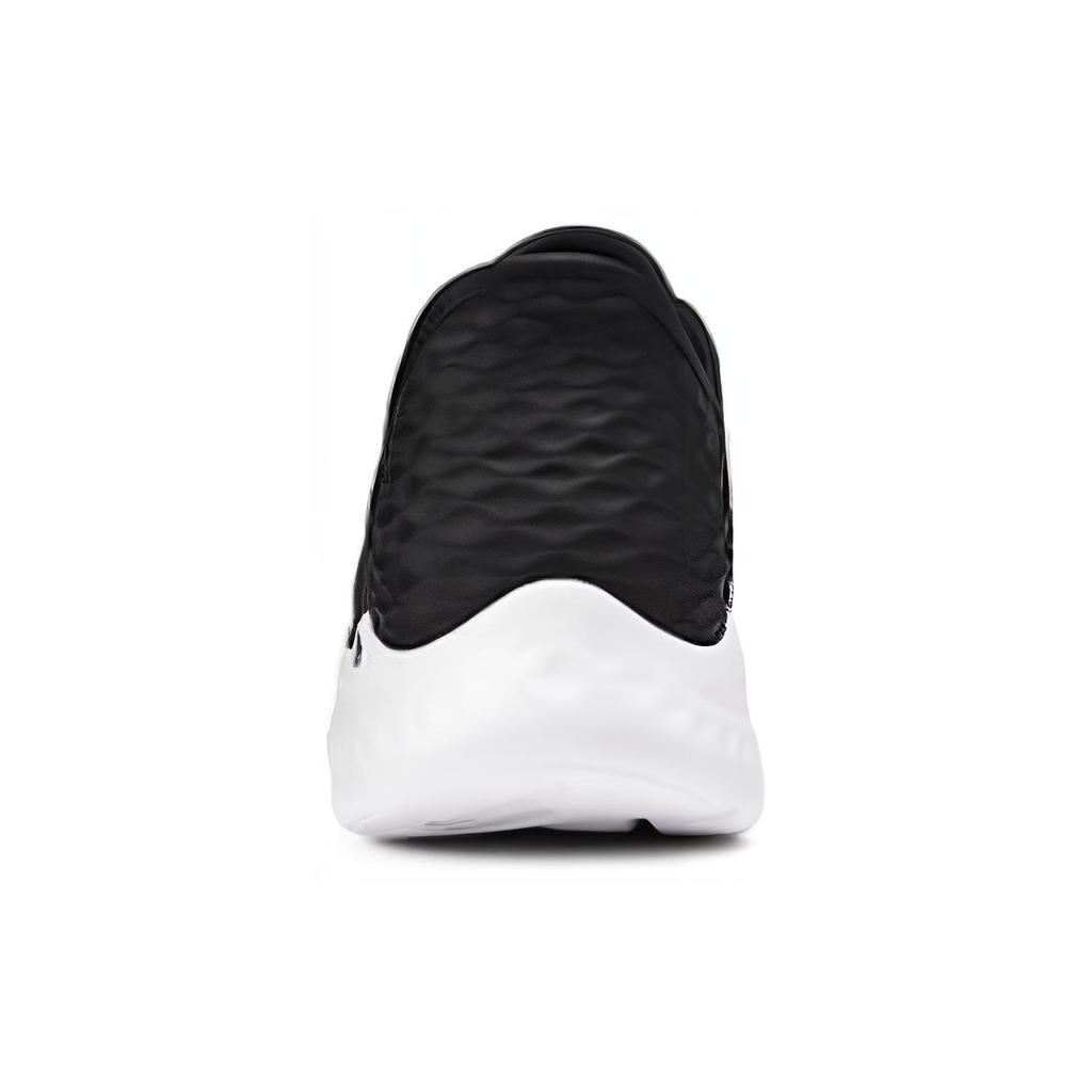 Skechers Slip-Ins Lace-Up Low-Top Flash Fit Technology Running Shoes Men Sneakers Black White 220934-BKW