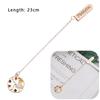 Book Clips Marker of Page Book Tag Pagination Mark Peach Heart Metal Bookmark Pendant Bookmark