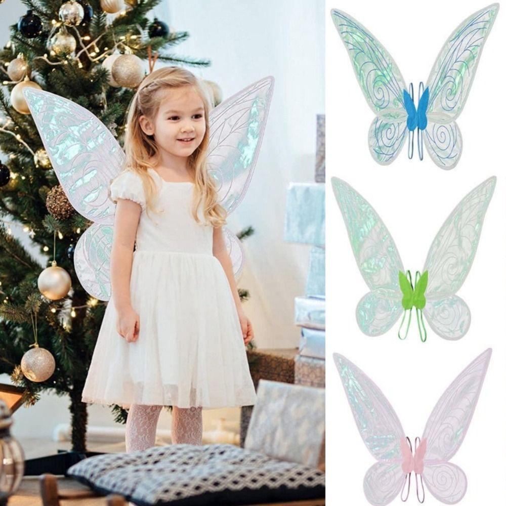 Cosplay Props Girl Butterfly Wings Organza Elf Angel Wing Fairy Wings  Party Accessories