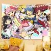 Magical Girl Madoka Magica Anime Tapestry Cartoon Character Wall Hanging Decorative Headboard for Student Bedroom