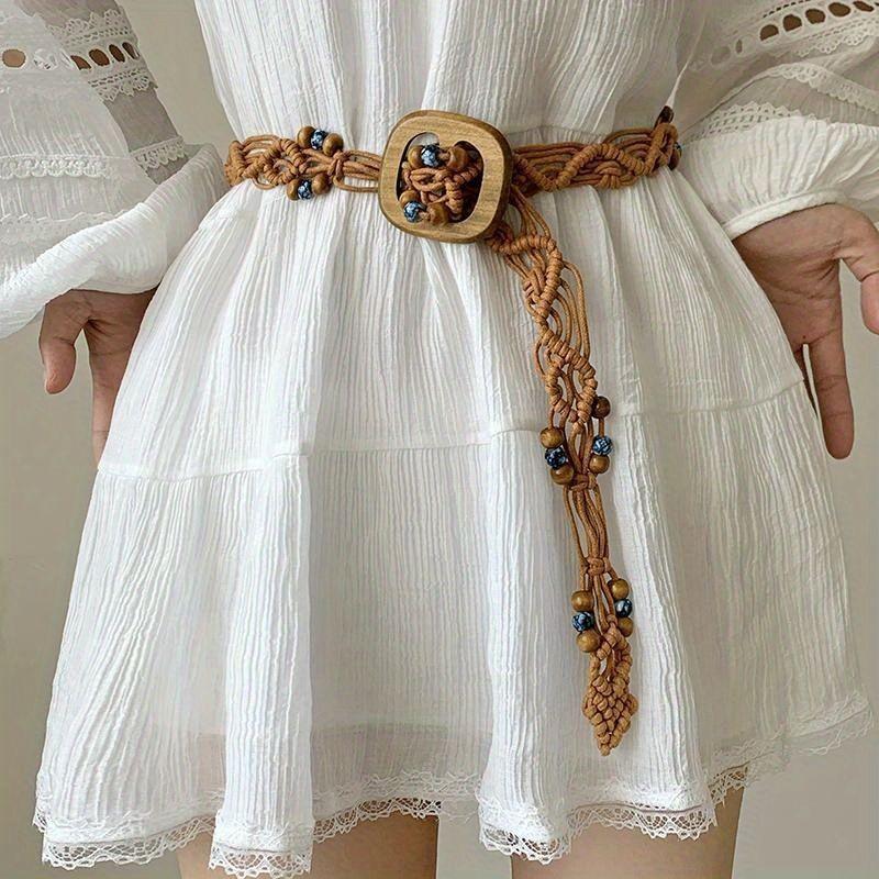 Bohemian Waist Fashionable Accessories For Women Featuring Versatile Wax Rope Design For Everyday Use
