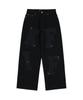 KAIFAI Kf Check Patch Pants (Black) K25Zc176