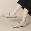 Fisherman shoes, slippers, lazy summer, low-top one-pedal shoes, women's bag head, half summer new models wear flat single shoes, women