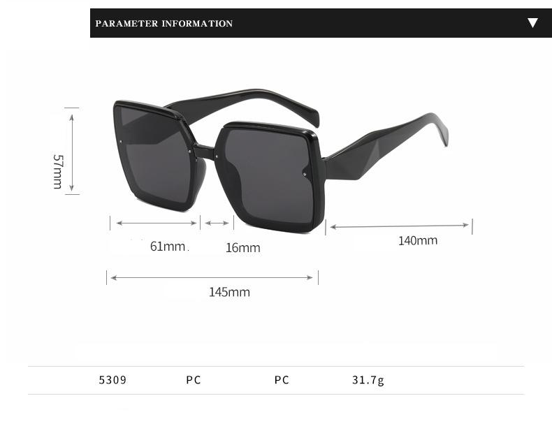 DL Glasses Big Square Sunglasses Women Fashion Flat Custom Brand Designer Retro Black Sun Glasses Oversized Shades fashion sunglasses