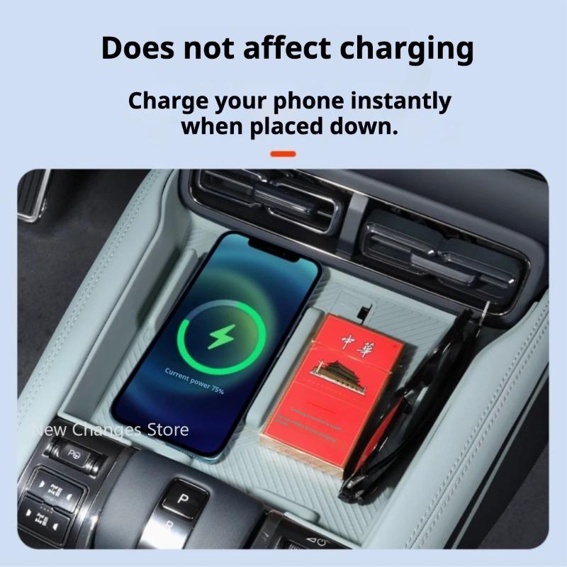 For BYD Equation Leopard 5 2023 - 2026 Wireless Charging Silicone Pad Anti Slip Protection Pad Interior Accessories
