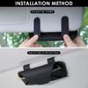 Sunglass Holder for Car Visor, Leather Car Glasses Holder Clip, Visor Accessories Eyeglasses Holder
