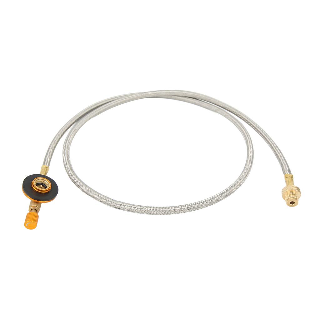 Flat Gas Tank Extension Tube Brass Stainless Steel Rubber Propane Extension Hose for Outdoor
