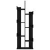 Bookshelf Black 48 x 25.5 x 140 cm Particleboard