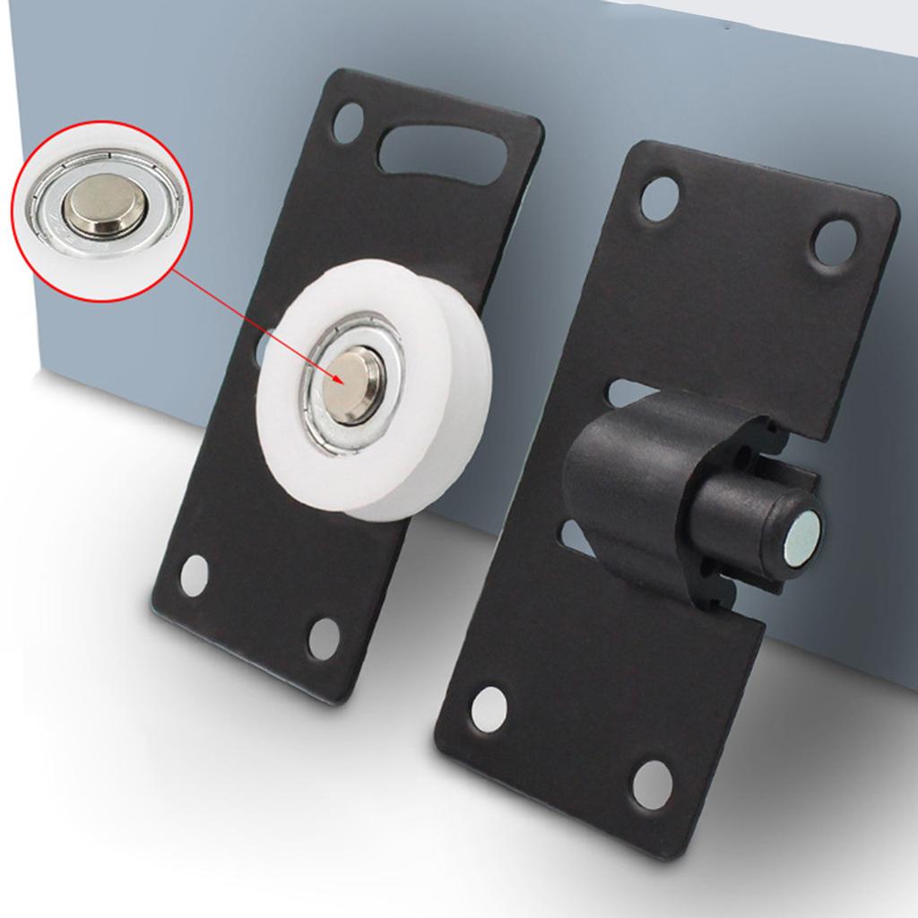 Metal Wheels Sliding Door Fittings Easy Installation Sliding Door Wheels for Furniture Cabinet Accessories