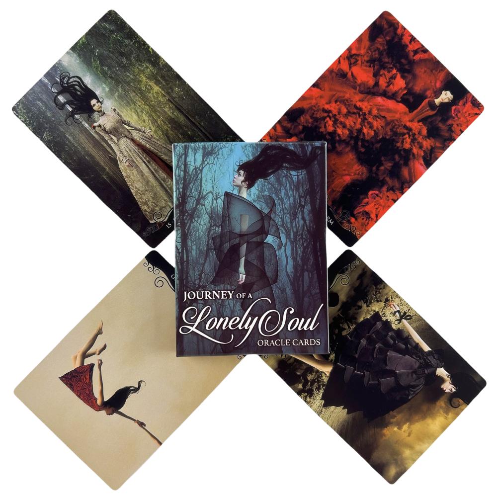 Karty Orákula Osamělá Duše Úžasná Zábava K Použití Astrologie Tarot Věštecký Balíček Anglická Edice Vize Desková Hra pro Párty