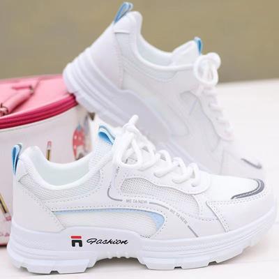 Dad Shoes Women's Spring and Summer New Versatile Casual Sneaker Ins Student Running Shoes Mesh Surface Shoes