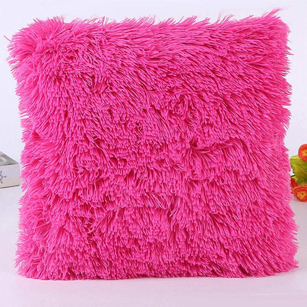 furry cushion covers