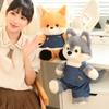 Adorable Fox And Wolf Plush Toys Soft And Cuddly Cartoon Animal Pillows For Kids