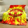 Manchester United Designed Flannel Blanket for Bedroom, Living Room, Sofa, and Nap