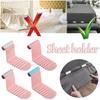 6 Pieces Bed Sheet Holder Needle-free Quilt Seamless Nonslip Corner Clip Mattress Fasteners Clasp Supply Dormitory