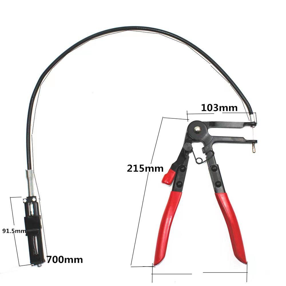 Oil & Water Hose Clamp Pliers for Car Pipes - Red Car Hose Clamp Pliers