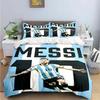 Modisches Fußballstar Argentinien 10 Druck Bettwäsche Set Bettbezug Steppdecke Bett Jugend Jungen Mädchen Jungen Luxus Geschenk