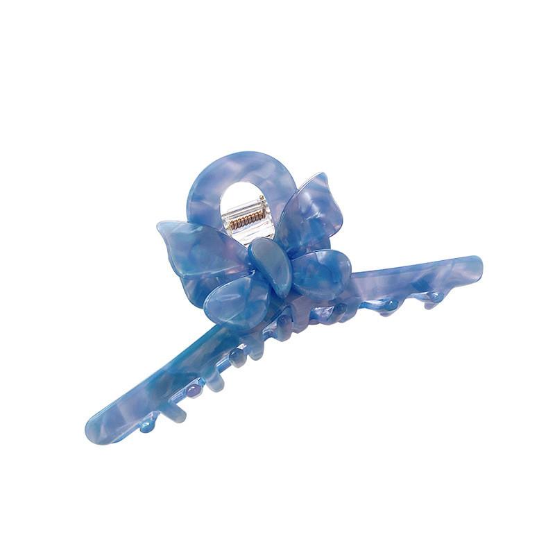 Beautiful Handcrafted Floral Acetate Butterfly Hair Claw Clip For Trendy Women