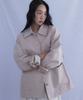 Ouro Cotton Sapari Trench Jacket [ Powder Pink ]