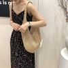 2026 New Hand-Woven Bag for Women Large Capacity Single Shoulder Tote Straw Beach Bag for Vacation