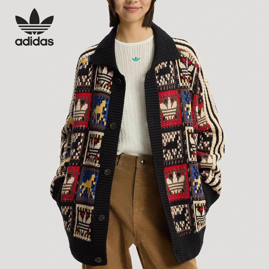 adidas Originály PLETENÁ BUNDA SVETR CNY Rok koně KR2801 Asijská velikost
