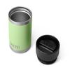YETI Rambler 12oz Stainless Steel Vacuum Insulated Bottle with Hot Shot Cap, Key Lime
