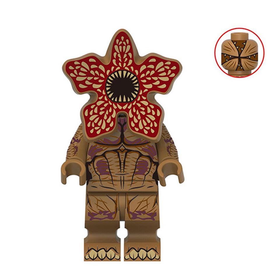 Stranger The Horrible Movie Dustin Mike Vecna Will Eleven Demogorgon Model Figure Blocks Construction Bricks Toys For Children Kid Friendly