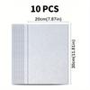 10 szt./opak. Wielokolorowy metaliczny papier gąbkowy z brokatem, Grube arkusze pianki brokatowej bez podkładu samoprzylepnego, Do DIY, Rzemiosła, Tłoczenia, Składania papieru artystycznego