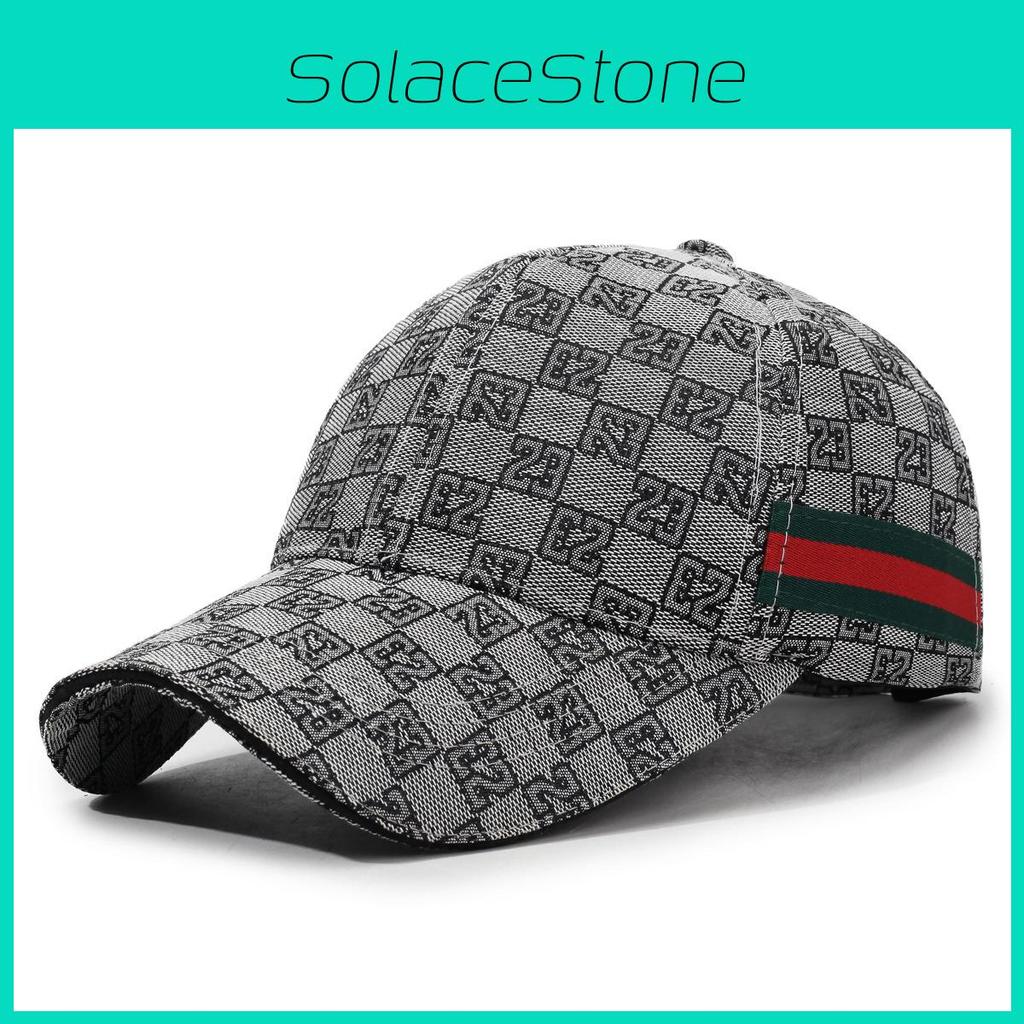 Polyester Geometric Baseball Cap With Digital Print Design For Outdoor Sun Protection