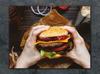 SZKLANA DESKA DO KROEJNIA 30x22 HAMBURGER