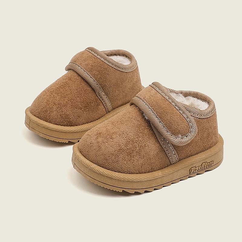 

Warm Suede Snow Boots for Toddlers - Unisex, Plus Velvet, Ages 1-6 6 pairs Sizes 17-22 хакі