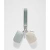 Dual Pouch Wristlet Pelican Light Ivory