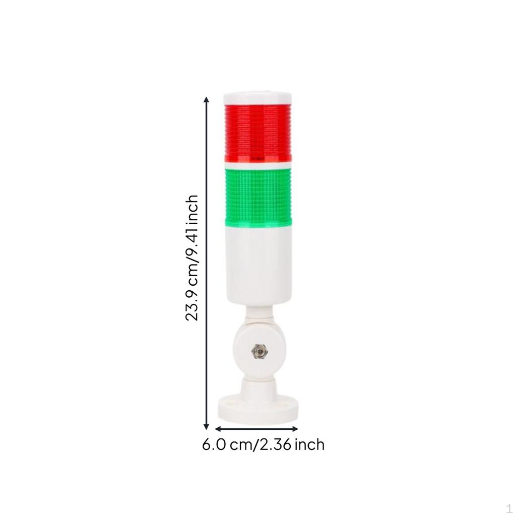 Lightemitting diode Tower Light, Threecolor Alert Alarm Multilevel Warning, 24V Sound Flash