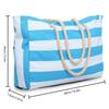 1PC Beach Bags For Women Large Canvas Beach Tote Bag Zipper Beach Bags Sandproof Swim Pool Bag Large Tote