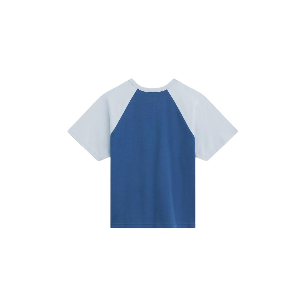 Vans Gracie Color Block Short Sleeve Crew Neck Cotton T-Shirt Women tops VN000U825TU