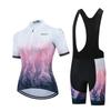 Maßgeschneidertes Radtrikot-Set Kurzarm-Oberteil Shorts Fahren Atmungsaktiv Feuchtigkeitstransportierend Unisex
